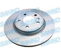 SAMKO 2x Bremsscheibe hinten voll für Audi A6 4A2 C8 Q5 Sportback FYT 8WH 8WJ