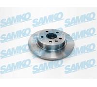 SAMKO 2x Bremsscheibe hinten voll für Opel Astra J Caravan P10 J13 Chevrolet