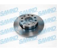 LPR Bremsscheibe A1010P (SAMKO) 256 mm hinten rechts/links voll für Audi Seat Skoda VW