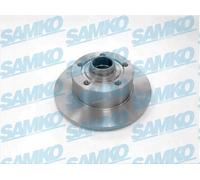 SAMKO 2x Bremsscheibe hinten voll passend für Audi A4 Avant 8D5 B5 8D2