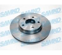 SAMKO 2x Bremsscheibe vorne belüftet für Citroën C4 Aircross Dodge Journey