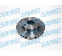 SAMKO 2x Bremsscheibe vorne belüftet passend für Suzuki Alto GF Nissan Pixo UA0