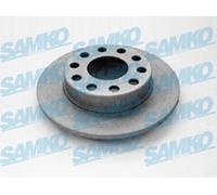 SAMKO Bremsscheibe hinten rechts links voll 245mm für AUDI A1007PR
