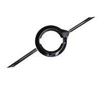 SANNITOU Auto Emblem Aufkleber für Volvo XC60 2018-2021,Autoaufkleber Kühlergrill Front Motorhaube Kofferraum 3D Logo Heckklappen Buchstaben Selbstklebende Ersatz Dekoration