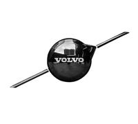 SANNITOU Auto Emblem Aufkleber für Volvo XC60 2022-2023,Autoaufkleber Kühlergrill Front Motorhaube Kofferraum 3D Logo Heckklappen Buchstaben Selbstklebende Ersatz Dekoration