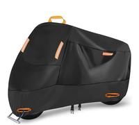 SANSHAOS Motorradabdeckung für Honda SH 350,Outdoor Motorrad Abdeckplane 210D 300D Motorradplane Wasserdicht Winddicht Winterfest Roller Abdeckplane,XL (230 * 95 * 125 cm)-300D