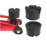 sarian Gummiauflagen zum Reifenwechseln über 50 Varianten Rangierwagenheber Wagenheber Hebebühne Gummiklotz Auflage Unterstellbock Gummiblock Auto KFZ PKW Schutz Kratzer rund eckig