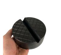 sarian Gummiauflagen zum Reifenwechseln über 50 Varianten Rangierwagenheber Wagenheber Hebebühne Gummiklotz Unterstellbock Gummiblock Auto KFZ PKW Schutz rund eckig (125x50 V-Nut+Waffel)