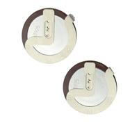 Sarini 2 Stück Vl2020 Knopfbatterie für Autoschlüssel, Batterie Schlüssel, wiederaufladbare 3-V-Knopfbatterie - langlebig, große Kapazität, zuverlässige Leistung für den Auto-Schlüsselbund