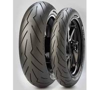 Satz 180/55ZR17 (73W) +120/70ZR17 (58W) Pirelli Diablo Rosso III Set Rosso 3