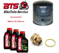 Satz 3L Öl, Filter, Ablassschraube passend für BMW K1 16V 1000 ccm