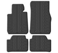 Satz Gummimatten kompatibel mit BMW 1er F20/F21 2011-2019 (T Profil 4-teilig + Montage-clips)