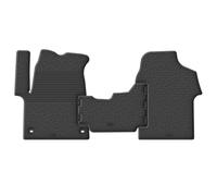 Satz Gummimatten kompatibel mit Citroen Jumpy / Peugeot Expert / Toyota Proace 2016- & Opel Vivaro Cargo 2019- & Fiat Scudo 2022- (G Profil 3-teilig + Montage-clips), Schwarz