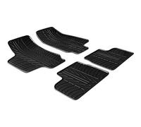 Satz Gummimatten kompatibel mit Opel Astra G 1998-2004 (T Profil 4-teilig), Schwarz