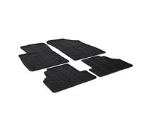 Satz Gummimatten kompatibel mit Opel Mokka (inkl. X) & Chevrolet Trax 2012-2020 (T Profil 4-teilig + Montage-clips)