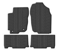 Satz Gummimatten kompatibel mit Toyota RAV4 IV 2WD/4WD 2013-2018 (T Profil 4-teilig + Montage-clips)