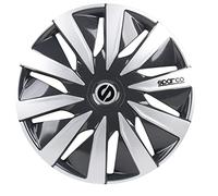 Sparco Radabdeckungen Lazio 14 Zoll ABS grau / silber 4er Set