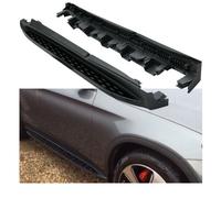 Satz Trittbretter Alu schwarz glanz+ Anbaumaterial passend für Mercedes GLC X253 + Coupe C253 2015-2022