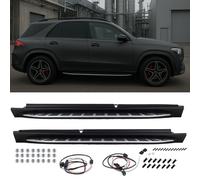 Satz Trittbretter Einstiegsleisten Schweller+Umfeldb passt für Mercedes GLE V167