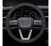 SAXCXCS Lenkradbezug Auto, für Mercedes-Benz Sprinter 2006-2017 2018 W906 Lenkrad Bezug,Lenkrad Abdeckung weich bequem Steering Lenkradschoner,Autozubehör Innenraum,Roundtype-A Black