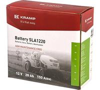 SBA2012KR Gel-Batterie für Rasentraktor, versiegelt, 12 V, 12 V, 20 Ah Kramp