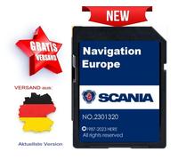 SCANIA SD Karte MAP NAVIGATION ✅ INFORAINMENT PREMIUM 7 AUS4 ✅ 2022-25 EUROPA ✅