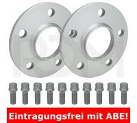 SCC Spurverbreiterung 20mm 2x10mm 5x112 Ø 66,5 Distanzscheiben Spurplatten ABE