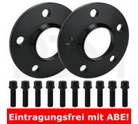 SCC Spurverbreiterung 20mm 2x10mm 5x112 Ø 66,5 Distanzscheiben Spurplatten ABE