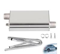 Schalldämpfer, 24mm Standheizung Auspuff Schalldämpfer, Verbesserter Schalldämpfer, Auspuff Schalldämpfer, Standheizung Auspuffschalldämpfer Mit Verdickten Clips Schrauben Und Abgasschlauch