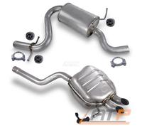 SCHALLDÄMPFER AUSPUFF FÜR SKODA OCTAVIA +COMBI VW GOLF 5 VARIANT JETTA 1.4 TSI