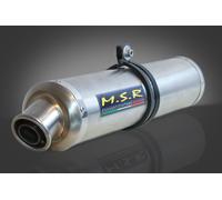 SCHALLDÄMPFER AUSPUFF HOMOLOGIERT MSR SUZUKI GS 500 E - F 2001/06 CLASSIC RUNDE EDELSTAHL