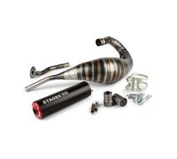 Schalldämpfer STAGE6 Bigrace 80/90 Cc Rot für Yamaha 50 Dt R Sm 2003-2005