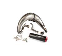 Schalldämpfer STAGE6 Street Rot Schwarz Alto MH 50 Furia Supermotard 2003-2004
