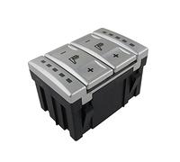 Schalter Fensterheber Elektrische Sitzheizung Schalter Beheizte Sitztaste 6M2T-19K314-AC BS7T-19K314-AB Für Ford Für Mondeo MK3 MK4 S-Max Auto Fensterheber (Farbe : Silver)