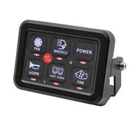 Schalter Panel Kit mit Speicherfunktion, Automatische Dimmfunktion und Mitgelieferten Aufkleber, Schalttafel-Kit Für Wohnmobile, Lastwagen, Sportwagen, Boote, UTVs, ATVs