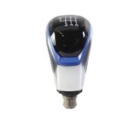 Schalthebel Abdeckung Für VW Für Caddy Für Passat Für Bora Für Polo Für Tiguan Für Taigo Für T-Roc 12mm Schalthebel Schaltknauf 6 Geschwindigkeit Ändern Hebel(Blue 6 speed)
