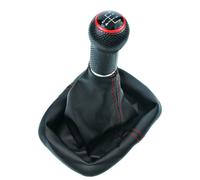 Schaltknauf mit Schaltsack für VW Golf 4 1J IV Bora Rot 5 Gang Schaltung 12mm