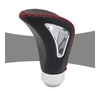 Schaltknauf Schwarz Rot Leder Schalthebel Knauf Hebel Universal Sport Tuning