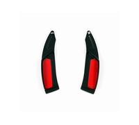 Schaltpaddel Für Peugeot 3008 2008 5008 508 308 208 GT SW Auto Lenkrad Schaltwippe Getriebe Paddel Extender Aufkleber Zubehör Paddle Shifter Verlängerung(Black)