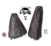 Schaltsack Handbremsmanchette Fur Ford Transit Connect 02-13 Leder Naht Rot