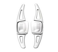 Schaltwippen Lenkrad Kompatibel Mit VW Für T-Cross Für Amarok Auto-Lenkrad-Schaltwippen Schaltverlängerungshebel Geräte-Upgrade-Zubehör(Silver)
