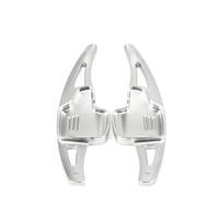 Schaltwippen Verlängerung Kompatibel mit Ford für Kuga 2017-2019 Auto Lenkrad Paddle Shifter Verlängerung Shift Paddle(Silver)