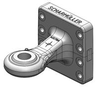 Scharmüller - 00650171A02 - Abschleppoese Kat. 4 Diameter 51 mm 180x205 ISO 21244
