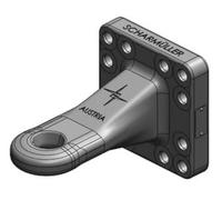 Scharmüller - 00665250A02 - Abschleppöse Kat. 2 Durchmesser 37mm Langloch 160x160 ISO 21244