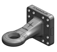 Scharmüller - 00665270A02 - Abschleppöse Kat. 4 Durchmesser 58mm Langloch 160x160 ISO 21244