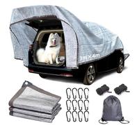 Schattennetz Auto Hund 3x4 m, Sonnenschutznetz Auto, Reflektierende Schattenplane Camping, Aluminium Schattierungsnetz, 80% UV-Schutz-Sonnenschutz, Hitzeschutzfür Outdoor Gewächshaus, Hund, Tiere