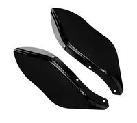 Scheiben Windabweiser Schwarze Motorrad-Luftabweiser, Windschutzscheiben, ABS-Flügel, Seitliche Batwing-Verkleidung, Windabweiser Für Electra Street Glide 96-13