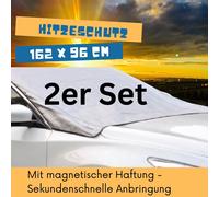 Scheibenabdeckung Magnet Auto Frontscheibenabdeckung Sommer Hitze Schutz 2er