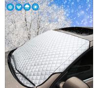 Windschutzscheibe Abdeckung Premium 94x144,5cm Befestigung 2 Gummibändern Frost - Schnee - Eis - Regen - Sonne - Schmutz