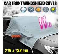Scheibenabdeckung XXL Auto Frontscheibenabdeckung Abdeckung Winter Frostschutz